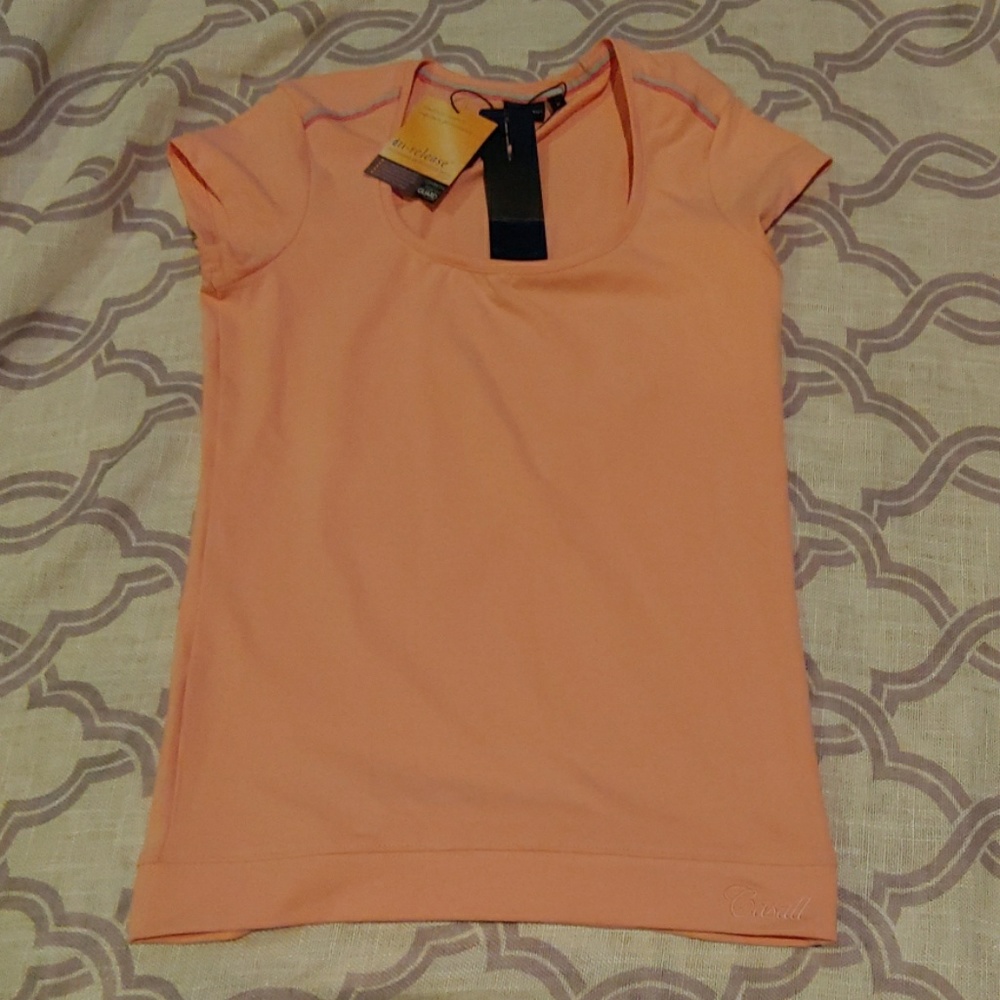 NWT Casall Peach Bloom T-shirt M